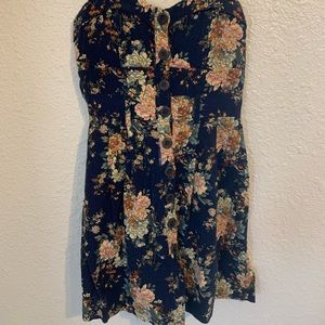 Flower spaghetti strap dress
